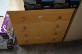 *Beech Chest of Four Drawers