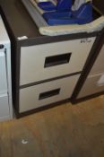 *Two Drawer Foolscap Filing Cabinet (Coffee & Cream)