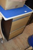 *Blue Noticeboard and a Two Drawer Filing Cabinet