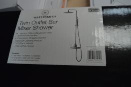 *Watersmith Twin Outlet Bar Mixer Shower