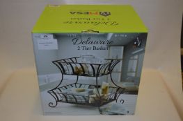 *DELAWARE 2-TIER BASKET