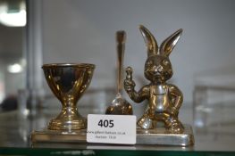 Novelty Silver Plated Egg Cup