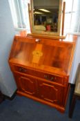 Walnut Inlaid Bureau