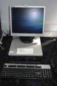 HP Computer Tower, Keyboard and Liteon Monitor with Windows 10 Home Premium