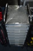 *TEN DRAWER STORAGE TROLLEY