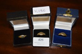 Three Signet Rings