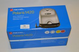 *REXEL POLARIS 1420 ELECTRIC STAPLER/PUNCH