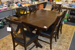 *WHALEN 7PCE DINING SET