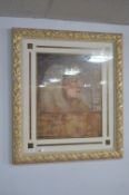 Decorative Gilt Framed Print 