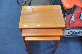 Teak Nest of Three Tables