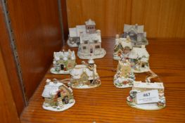 Collection of Ten Lilliput Lane Snow Covered Buildings