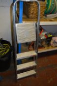 Pair of Three Tread Aluminium Steps