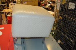 *Faux Leather Footstool