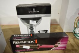 Royal Doulton Platinum Hair Dryer and a Remington Styler