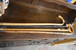 Four Walking Canes