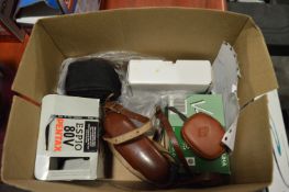 Box of Cameras Including Zeiss