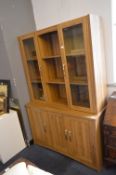 Walnut Effect Wall Unit