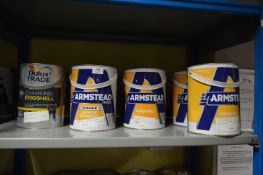 9x5L of Eggshell Various Colours