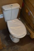 *White WC with Dual Flush Cistern and Seat