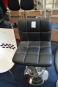 *Black Leatherette Gaslift Barstool