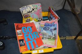 Box of BMX and Skateboarding Magazines
