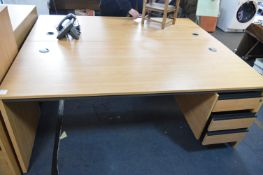 *Light Oak Table Desk