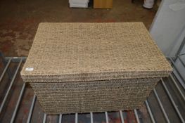 Large Wicker Storage Box