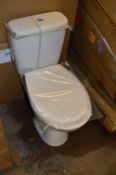 *White WC with Dual Flush Cistern and Seat