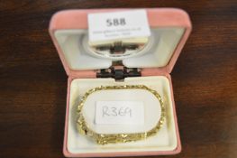 Rolled Gold Gate Bracelet