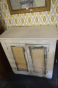 White Painted Two Door Cupboard