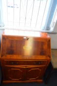 Walnut Inlaid Bureau