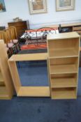 Two Beech Effect Bookshelves