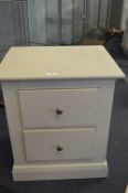 *Grey Two Drawer Side Cabinet