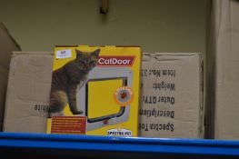 Box Containing Twelve Pet Doors