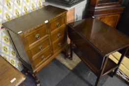 TV Cabinet and a Oak Tea Serving Trolley