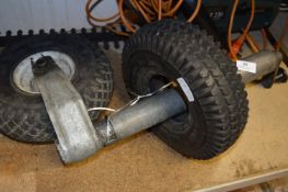 Trailer Jockey Wheel with Spare Tyre