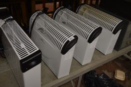 Four Electric Convector Heaters