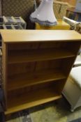 Pine Effect Three Height Bookcase
