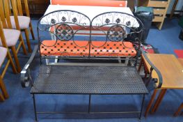 *Wrought Metal Folding Garden Chair