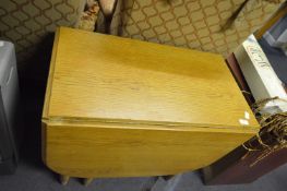 Oak Drop Leaf Dining Table