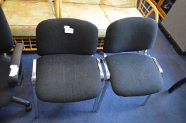 *Pair of Woven Stacking Chairs