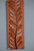 Orange Aboriginal Style Painting on Canvas