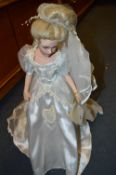 Alberon Porcelain Doll 
