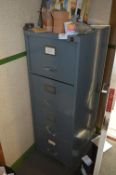 *Four Drawer Foolscap Filing Cabinet (Grey)