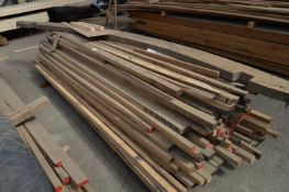 *Pallet of Assorted Oak Rough Sawn Timber