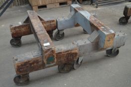 *Pair of 3' Wood Mobile Trestle
