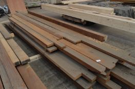 *Pallet of Reclaimed Rough Sawn Teak Planking