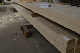 *Four 230x110 by 6m Glulam Beams