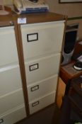 *Four Drawer Foolscap Filing Cabinet (Coffee and Cream)