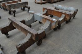 *Four 3' Mobile Trestles